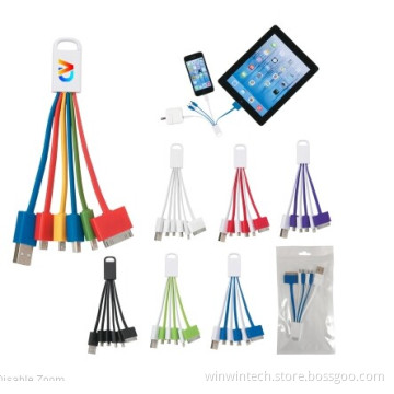 Colorful USB Data Cable for iPhone, Micro (WW-501)